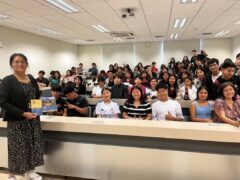 Ganadora del Premio Nacional de Literatura, Dina Ananco, impulsó el diálogo sobre literatura y lenguas originarias en la FAEDU