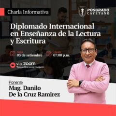 Charla informativa: Diplomado Internacional en Enseñanza de la Lectura y Escritura